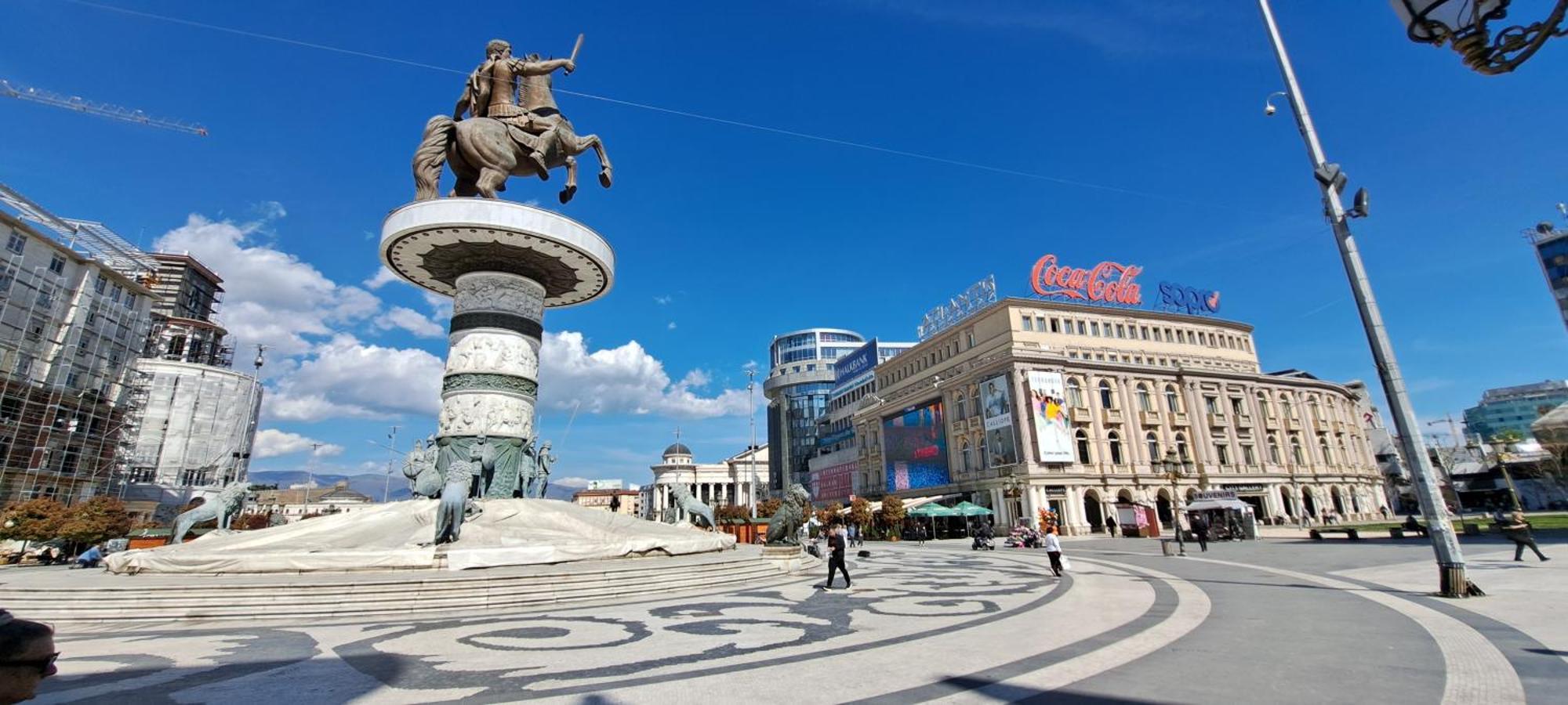Golden Delight Central Apartment Skopje Exteriör bild